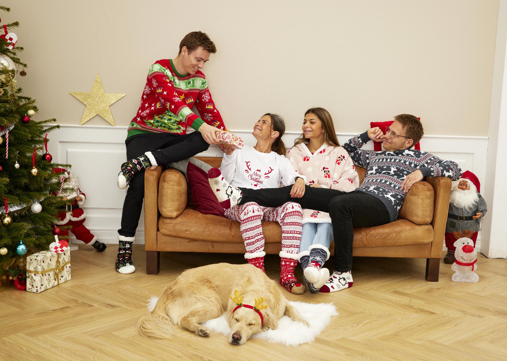 julessweater familie